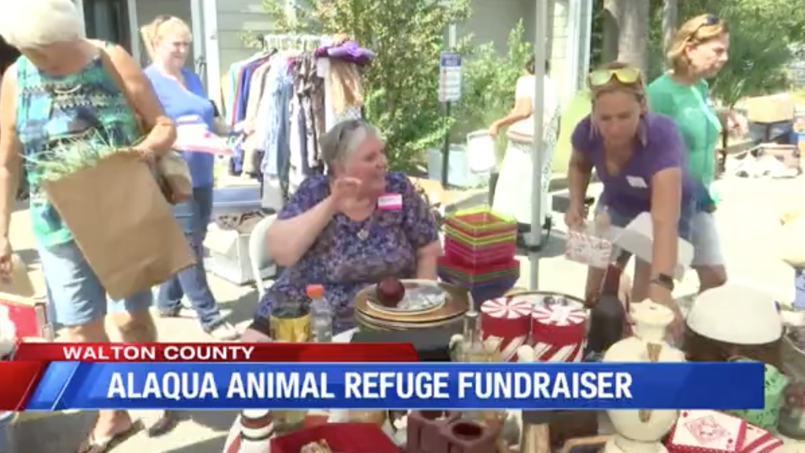 Alaqua Animal Refuge Holds Community Yard Sale to Raise Money for Shelter