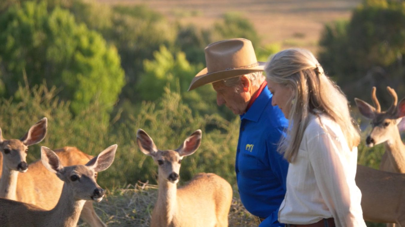 Host Laurie Hood with Monty Robert during the Animal Passion Podcast Interview